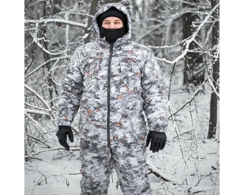 Костюм Егерь (Алова/Борей-Белый) Зима (-45) (52-54/170-176)