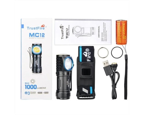 Фонарик TrustFire MC12 1000LM Flashlights Астана