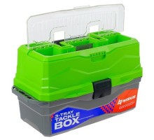 Ящик рыболова Tackle Box Nisus трехполочный зеленый (N-TB-3-G)