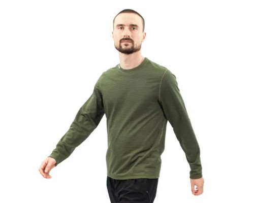 Термобелье лонгслив СЛЕДОПЫТ Taiga, до -15°С, двухсл., цв. хаки, р.58