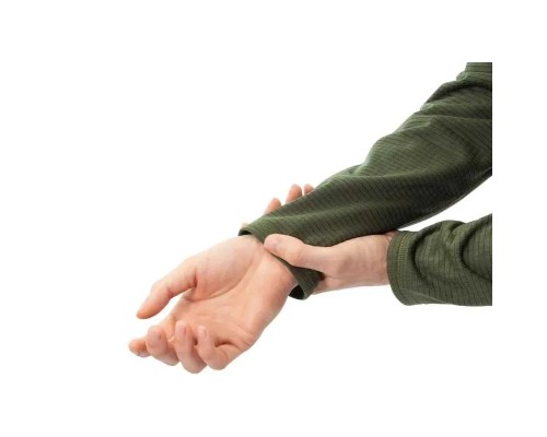 Термобелье лонгслив СЛЕДОПЫТ Taiga, до -15°С, двухсл., цв. хаки, р.58