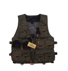 Жилет рыболовный "СЛЕДОПЫТ" Fishing Mesh Vest Backpack, р. XL