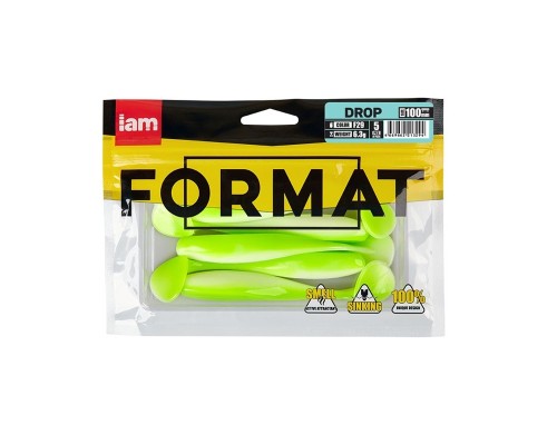 Силиконовая приманка FORMAT DROP 100mm (5шт.) цвет F29
