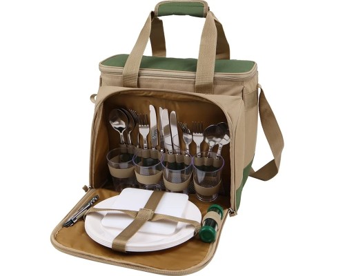 Набор для пикника, тм "Арктика", арт. 4100-4, зелёный