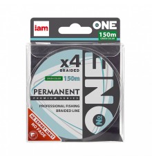 Плетеный шнур №ONE PERMANENT Х4-150 (green) d0.20