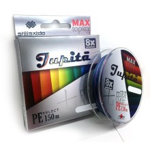 Шнур плетеный "Shii Saido" Jupita 8X L-150м d-0,104мм test-4,53кг multicolor