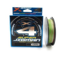 Шнур YGK X-Braid Super Jigman X4 #1.0/18lb (0.165mm/8.2kg) 200m Multicolor
