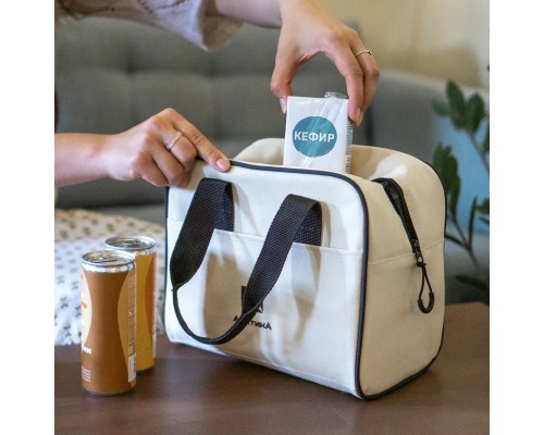 Термосумка для ланча, тм "Арктика", 7,5 л, арт.3300-7, бежевая