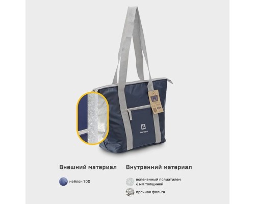 Сумка-холодильник, классическая, тм "Арктика", 10 л, арт.3100-10, синяя