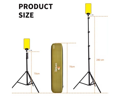 Освещение походного лагеря "Conpex", с пультом, мощность 96000 лм