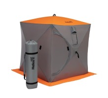 Палатка зимняя Куб 1,8х1,8 orange lumi/gray (HS-ISC-180OLG) Helios