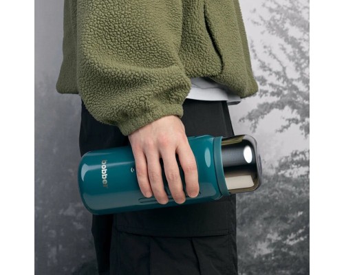 Термос для напитков, вакуумный, бытовой, тм "bobber". Объем 1,36 литр. Артикул Barrel-1360 Deep Teal