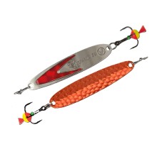 Блесна вертикальная ECOPRO Судачья красн.флекс, 70мм, 15г, OB/SRF