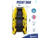 Лодка BIG BOAT РЕГАТ 360 НДНД Желто-Серая