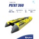 Лодка BIG BOAT РЕГАТ 360 НДНД Желто-Серая