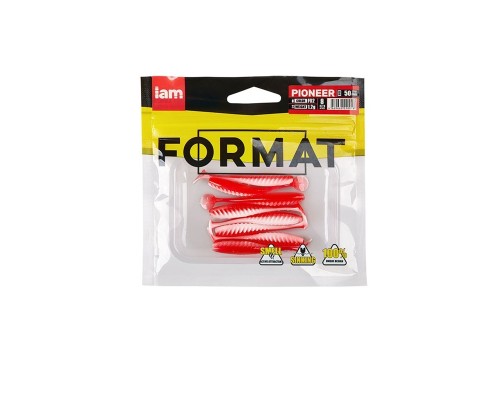 Силиконовая приманка FORMAT PIONEER  50mm (8шт.) цвет F02