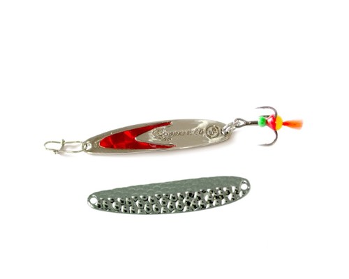 Блесна вертикальная ECOPRO Судачья красн. флекс, 50мм, 6г, SB/SRF