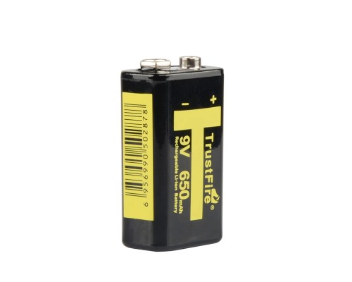 Аккумулятор TrustFire Lithium-ion 9V 650mAh Rechargeable Lithium-ion battery 9V 650mAh Астана