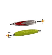 Блесна вертикальная ECOPRO Судачья красн.флекс, 65мм, 12г, GRB/SRF