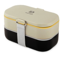 Ланчбокс тм "Арктика", 1350 МЛ, арт. 031-1350, черный/бежевый