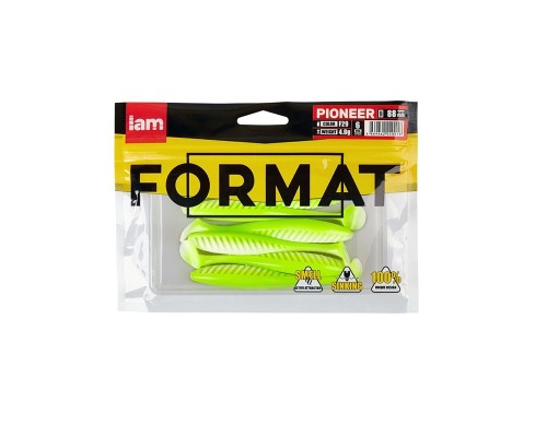 Силиконовая приманка FORMAT PIONEER  88mm (6шт.) цвет F29