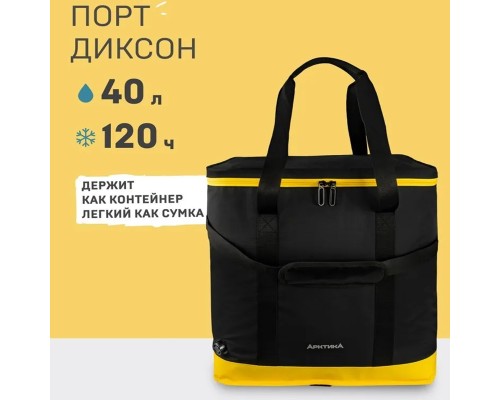 Сумка-холодильник тм "Арктика", 40 л, арт. 010-40, черная