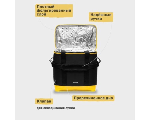 Сумка-холодильник тм "Арктика", 40 л, арт. 010-40, черная