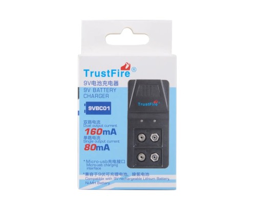 Зарядное устройство TrustFire 9V BC01 Micro USB charge port Астана