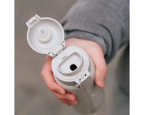 Термос питьевой, вакуумный, бытовой, тм "bobber". Объем 0,5 литра. Артикул Capsule-500 Sand Grey