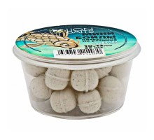Мини бойлы плавающие на резинке LION BAITS Белая клубника 10х12мм 25шт