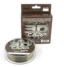 Леска Caiman Motley Carp 300м 3D camo brown 0,3мм