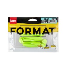Силиконовая приманка FORMAT DROP  74mm (6шт.) цвет F19