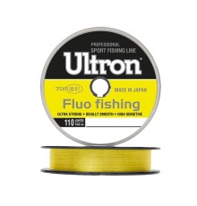 Леска ULTRON Fluo Fishing 0.25мм 7,0кг 100м флуоресцентная