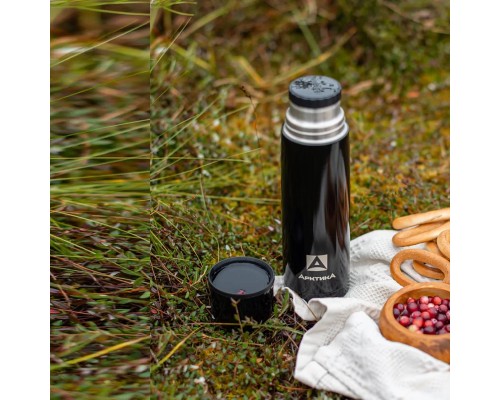 Термос Арктика 102-1000 бытовой 1000мл, чёрный оникс глянцевый