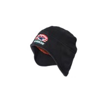 Шапка Alaskan флисовая с мехом чёрная AFHFB