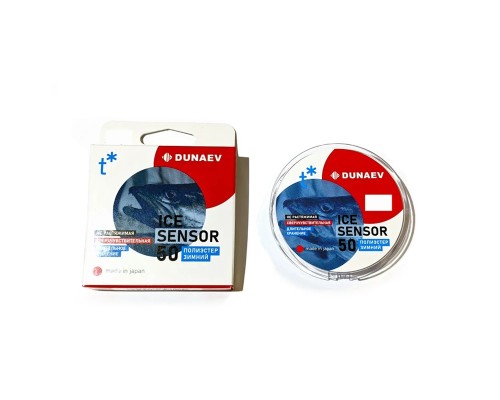 Леска Dunaev ICE Sensor 0.165мм 50м Леска Dunaev ICE Sensor 0.165мм 50м