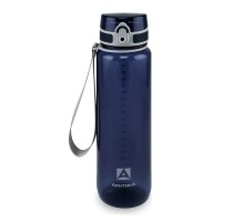 Бутылка тритановая арт. 720-1000, 1000 мл, синяя матовая, с ситечком