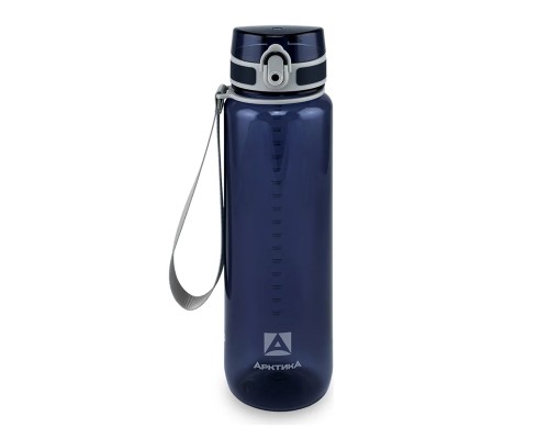 Бутылка тритановая арт. 720-1000, 1000 мл, синяя матовая, с ситечком