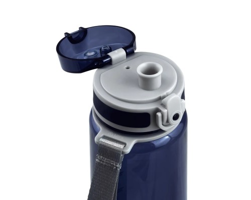 Бутылка тритановая арт. 720-1000, 1000 мл, синяя матовая, с ситечком