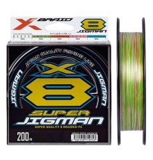 Шнур YGK X-Braid Super Jigman X8 200m #1.5-30lb 0,210мм 13,5кг