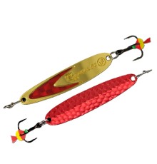 Блесна вертикальная ECOPRO Судачья красн.флекс, 50мм, 6г, RB/GRF