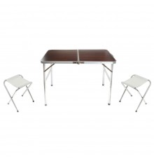 Стол со Стульями Folding Table + 2 Стула Красный