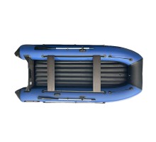 Лодка BIG BOAT РЕГАТ 380 НДНД Серо-Синяя