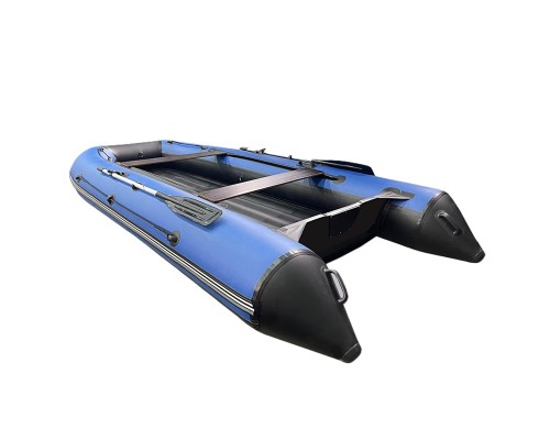 Лодка BIG BOAT РЕГАТ 380 НДНД Серо-Синяя