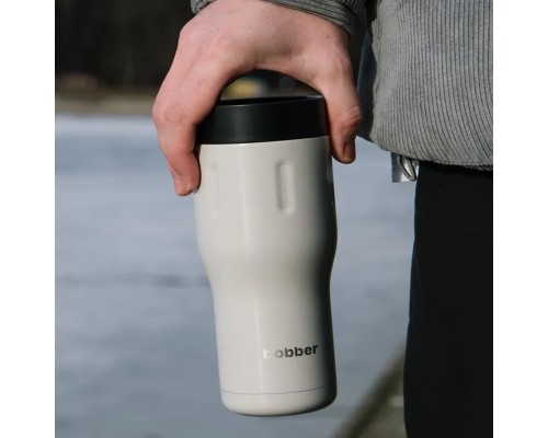 Термос питьевой, вакуумный, бытовой, тм "bobber". Объем 0,5 литра. Артикул Tumbler-500 Sand Grey