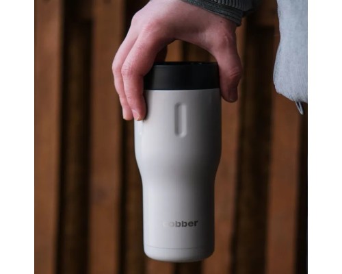 Термос питьевой, вакуумный, бытовой, тм "bobber". Объем 0,5 литра. Артикул Tumbler-500 Sand Grey