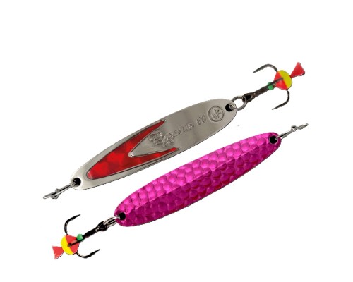 Блесна вертикальная ECOPRO Судачья красн.флекс, 70мм, 15г, PB/SRF