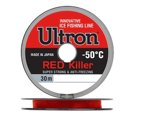 Леска Ultron Red Killerr 0,14мм 2,2кг 30м красная