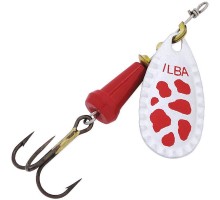 Блесна вертушка ILBA SPARK color №3 / 7,5гр (white-red)