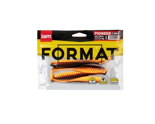 Силиконовая приманка FORMAT PIONEER 100mm (5шт.) цвет F23